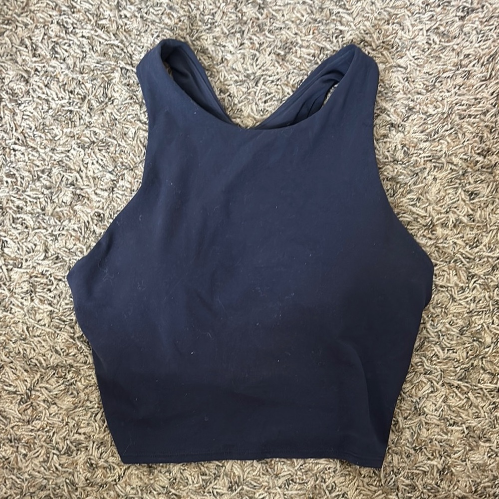 Athleta - high neck sports bra crop